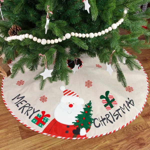 christmas decorations 2022 happy year decoration santa claus snowman linen embroidered tree skirt 108cm
christmas decorations 2022 happy year decoration santa claus snowman linen embroidered tree skirt 108cm
