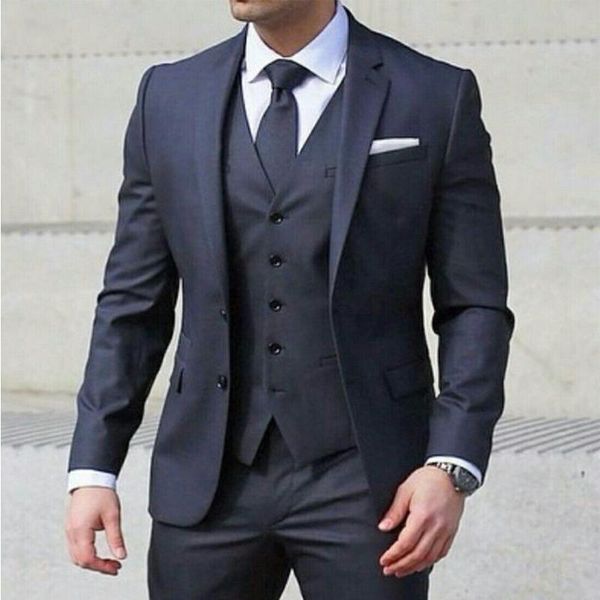 men's suits & blazers navy blue formal men for wedding dress 3 piece set ( jacket pants vest ) notched lapel male fashion clothes, White;black
men's suits & blazers navy blue formal men for wedding dress 3 piece set ( jacket pants vest ) notched lapel male fashion clothes, White;black