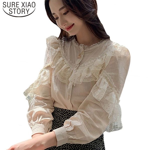 korean fashion clothing long sleeve lace elegant female vintage stitching casual blouse women shirt 8049 50 210506, White
korean fashion clothing long sleeve lace elegant female vintage stitching casual blouse women shirt 8049 50 210506, White