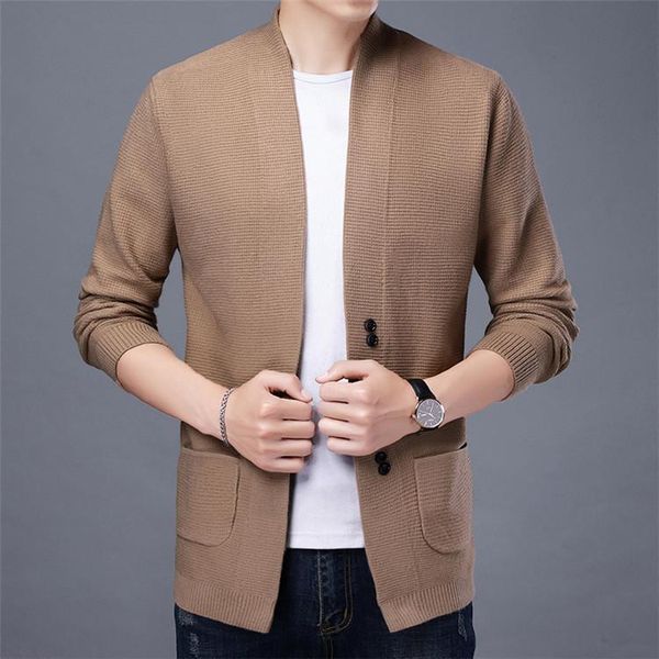men's sweaters autum winter brand fashion street knit cardigans sweater korean style men casual trendy coats jacket clothes, White;black
men's sweaters autum winter brand fashion street knit cardigans sweater korean style men casual trendy coats jacket clothes, White;black