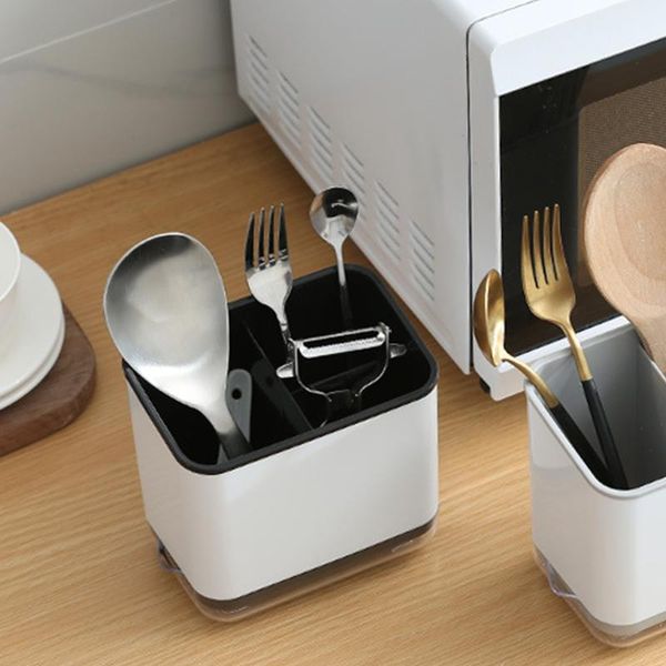 kitchen storage & organization chopstick spoon holder tableware box plastic cutlery drainer shelf organizer
kitchen storage & organization chopstick spoon holder tableware box plastic cutlery drainer shelf organizer