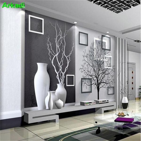 wallpapers custom size background pography modern black and white art vase 3d tv wall living room decorative painting
wallpapers custom size background pography modern black and white art vase 3d tv wall living room decorative painting