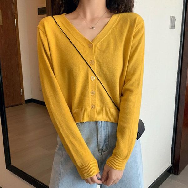 women's knits & tees ljsxls 2021 korean thin knitting sweater mujer long sleeve v-neck solid casual open stitch women clothing, White
women's knits & tees ljsxls 2021 korean thin knitting sweater mujer long sleeve v-neck solid casual open stitch women clothing, White