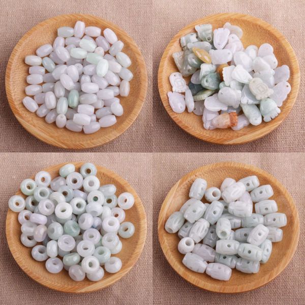 natural jadeite jade safety buckle abacus transfer rice beads bulk diy bracelet necklace anklet accessories, Black
natural jadeite jade safety buckle abacus transfer rice beads bulk diy bracelet necklace anklet accessories, Black