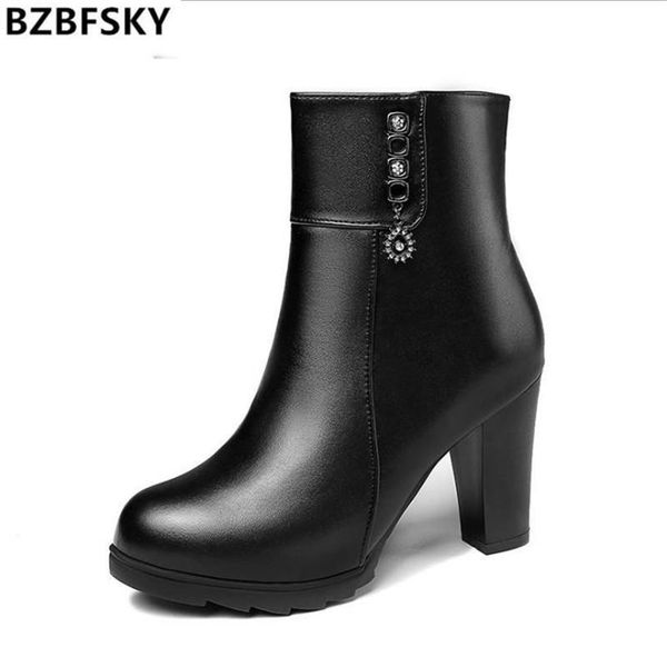 boots bzbfsky genuine leather mother cotton shoes 2021 women's round toe high-heeled thick heel short, Black
boots bzbfsky genuine leather mother cotton shoes 2021 women's round toe high-heeled thick heel short, Black