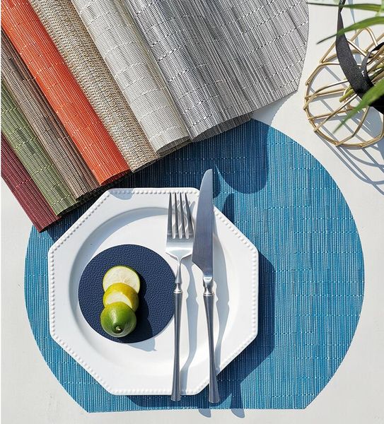 placemats pvc mat nordic semicircular placemat individual dining room mats for kitchen dining table decoration 
placemats pvc mat nordic semicircular placemat individual dining room mats for kitchen dining table decoration