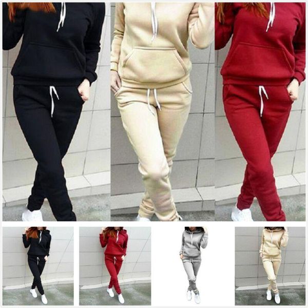 women's hoodies & sweatshirts women lady sports pants tracksuit sweatshirt sweat suit jogging set, Black
women's hoodies & sweatshirts women lady sports pants tracksuit sweatshirt sweat suit jogging set, Black