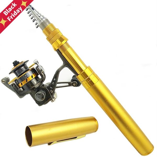 boat fishing rods 1.8m 2.1m pen shape rod spinning pocket rock pole cast reel set portable mini metal shell
boat fishing rods 1.8m 2.1m pen shape rod spinning pocket rock pole cast reel set portable mini metal shell