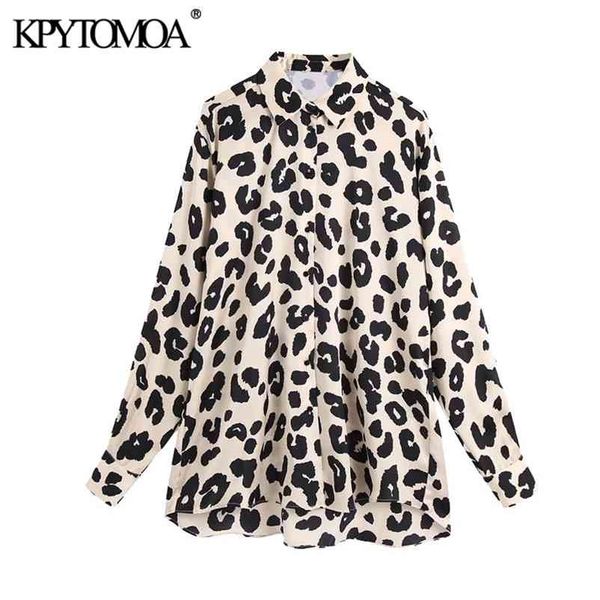kpytomoa women fashion leopard print loose blouses vintage long sleeve button-up animal pattern female shirts chic 210401, White
kpytomoa women fashion leopard print loose blouses vintage long sleeve button-up animal pattern female shirts chic 210401, White