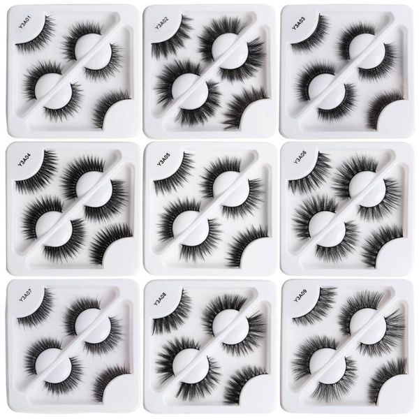 false eyelashes 2021 3 pairs flase natural 3d mink lashes long makeup fake extension for beauty
false eyelashes 2021 3 pairs flase natural 3d mink lashes long makeup fake extension for beauty