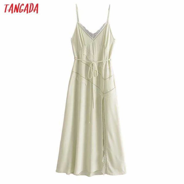 tangada women lace patchwork long dress sleeveless backless fashion lady elegant dresses with slash 3h552 210609, Black;gray
tangada women lace patchwork long dress sleeveless backless fashion lady elegant dresses with slash 3h552 210609, Black;gray