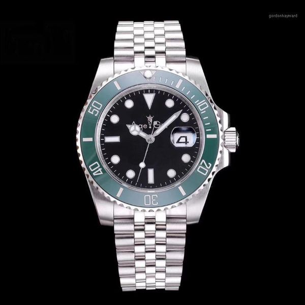 classic mens automatic mechanical watch black green ceramic bezel stainless steel sapphire blue red waterproof wristwatches, Slivery;brown
classic mens automatic mechanical watch black green ceramic bezel stainless steel sapphire blue red waterproof wristwatches, Slivery;brown