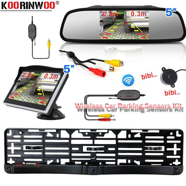 koorinwoo eu european license plate frame parktronics + reverse camera car parking sensors mirror monitor rearview alarm rear view cameras&
koorinwoo eu european license plate frame parktronics + reverse camera car parking sensors mirror monitor rearview alarm rear view cameras&