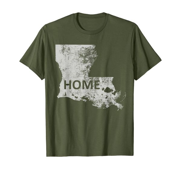 home - louisiana light t-shirt, White;black