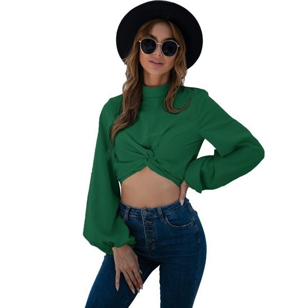 women's blouses & shirts 2021 women casual green spring autumn fashion woman and chiffon folds lantern sleeve crop, White
women's blouses & shirts 2021 women casual green spring autumn fashion woman and chiffon folds lantern sleeve crop, White