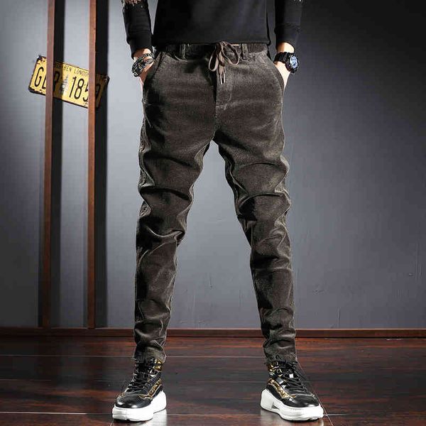 jeans autumn newly fashion men jeans elastic casual corduroy harem pants korean style vintage designer wide leg trousers, Blue
jeans autumn newly fashion men jeans elastic casual corduroy harem pants korean style vintage designer wide leg trousers, Blue