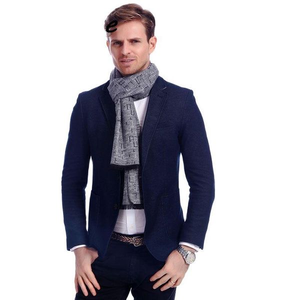 scarves designer brand silver grey winter business men soft warm stripe viscose blend scarf a3a18900, Blue;gray
scarves designer brand silver grey winter business men soft warm stripe viscose blend scarf a3a18900, Blue;gray