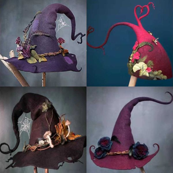 easter felt hats ghost ftival party magician witch pointed hat halloween decoration for home
easter felt hats ghost ftival party magician witch pointed hat halloween decoration for home