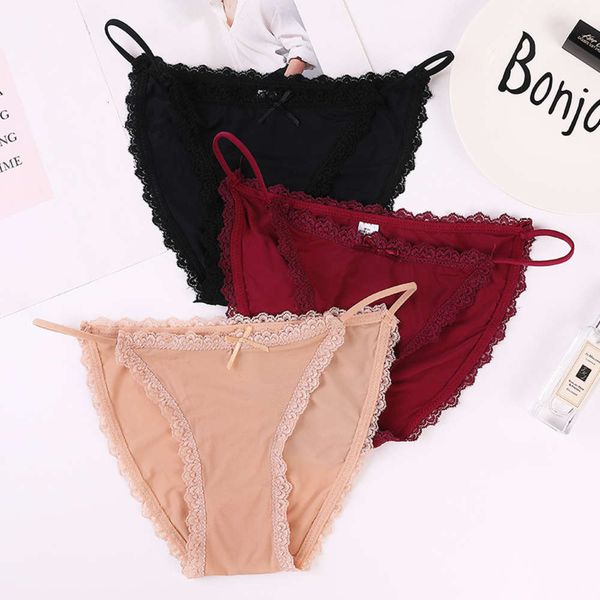 ice silk underwear women's low waist ultra thin traceless hip lift breathable lace thong large triangle, Black;pink
ice silk underwear women's low waist ultra thin traceless hip lift breathable lace thong large triangle, Black;pink