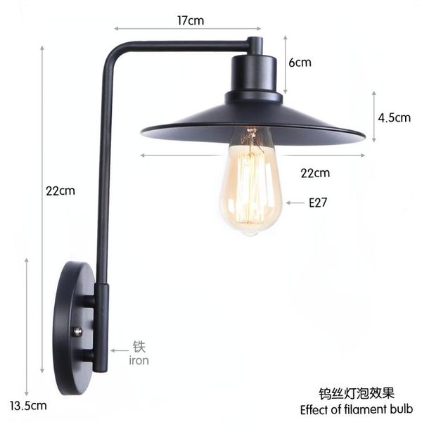 wall lamp american retro industrial restaurant bar modern minimalist warehouse balcony aisle porch decorative nordic led e 27
wall lamp american retro industrial restaurant bar modern minimalist warehouse balcony aisle porch decorative nordic led e 27