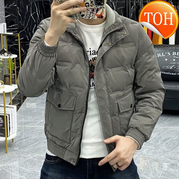 2021 new fall winter down jacket men's simple comfortable stand collar warm thickened gray coat duck mens clothing, Black
2021 new fall winter down jacket men's simple comfortable stand collar warm thickened gray coat duck mens clothing, Black