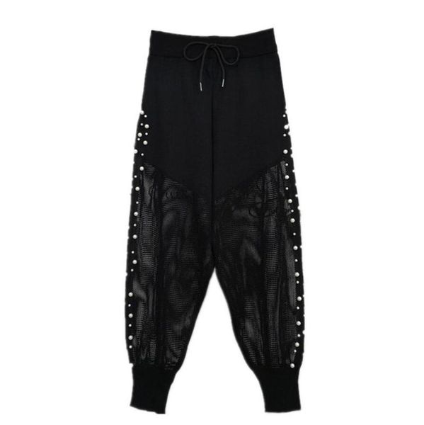 korean fashion beaded hollow out harem pants women ealstic waist casual sports all-match knitted s402 women's & capris, Black;white
korean fashion beaded hollow out harem pants women ealstic waist casual sports all-match knitted s402 women's & capris, Black;white