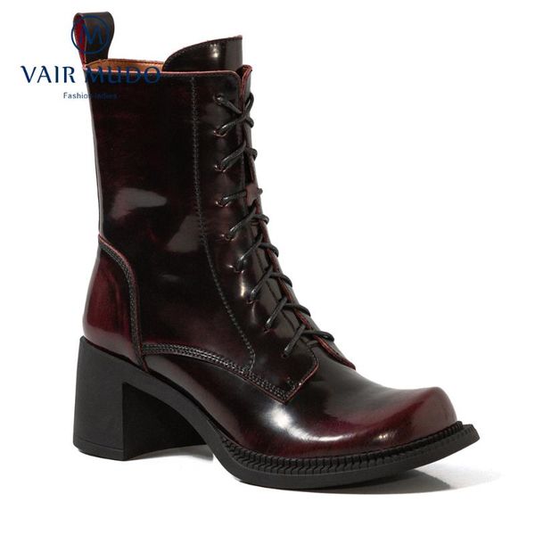 boots spring autumn women shoes ankle fashion boot patent leather female lace up thick bottom round toe high heels bwm-x21, Black
boots spring autumn women shoes ankle fashion boot patent leather female lace up thick bottom round toe high heels bwm-x21, Black