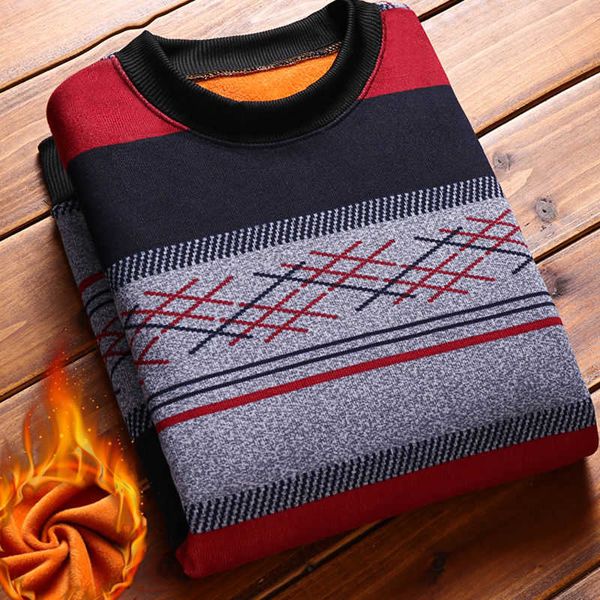 autumn winter man fleece sweater fashion stripe warm sweater male gold velvet thicken sweater winter o-neck knitwear 210929, White;black
autumn winter man fleece sweater fashion stripe warm sweater male gold velvet thicken sweater winter o-neck knitwear 210929, White;black