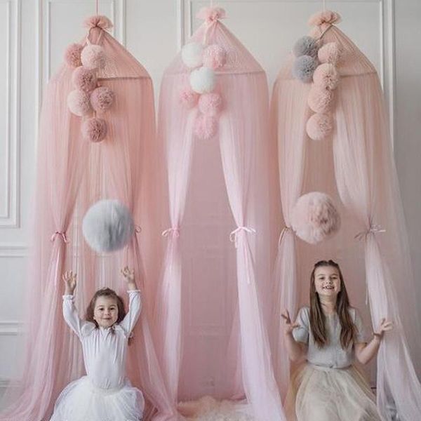 crib netting children's mesh mosquito net ins style double door suspended ceiling bed curtain indoor tent with chiffon ball
crib netting children's mesh mosquito net ins style double door suspended ceiling bed curtain indoor tent with chiffon ball
