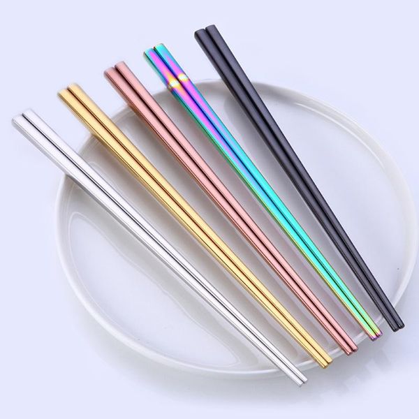 chopsticks 1 pair metal tableware sushi sticks noodles fast chopstick reusable eco-friendly table tools gadgets
chopsticks 1 pair metal tableware sushi sticks noodles fast chopstick reusable eco-friendly table tools gadgets