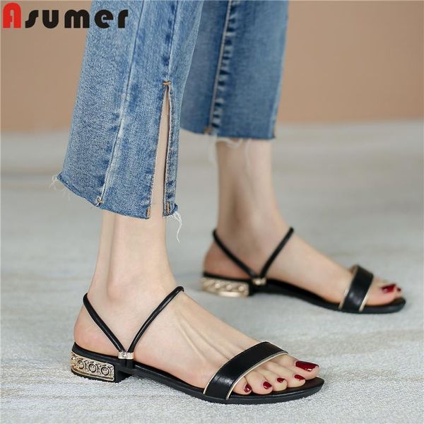 sandals asumer plus size 34-42 genuine leather women summer shoes fashion solid color black white red ladies female shoe
sandals asumer plus size 34-42 genuine leather women summer shoes fashion solid color black white red ladies female shoe