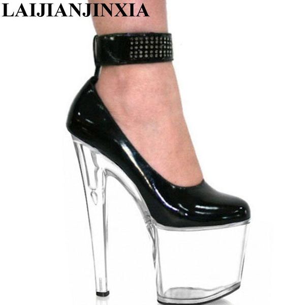ultra high-heeled shoes performance platform black leather single fashion crystal dress
ultra high-heeled shoes performance platform black leather single fashion crystal dress