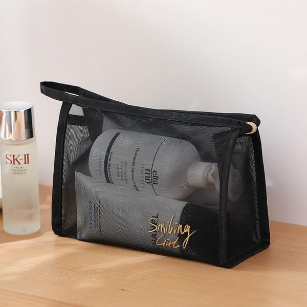 cosmetic bags & cases bag large capacity travel mesh wash simple transparent finishing storage makeup brushes
cosmetic bags & cases bag large capacity travel mesh wash simple transparent finishing storage makeup brushes