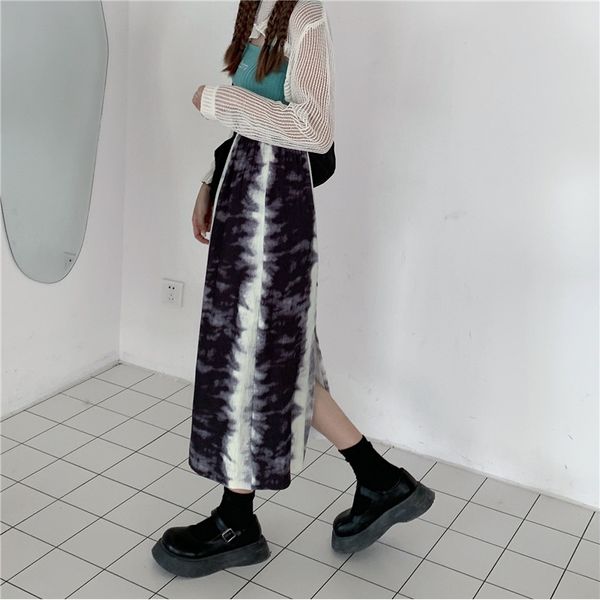 skirts tie dye high waist long women summer korean fashion black blue a line midi slit bottoms e girl clothes tdqc
skirts tie dye high waist long women summer korean fashion black blue a line midi slit bottoms e girl clothes tdqc