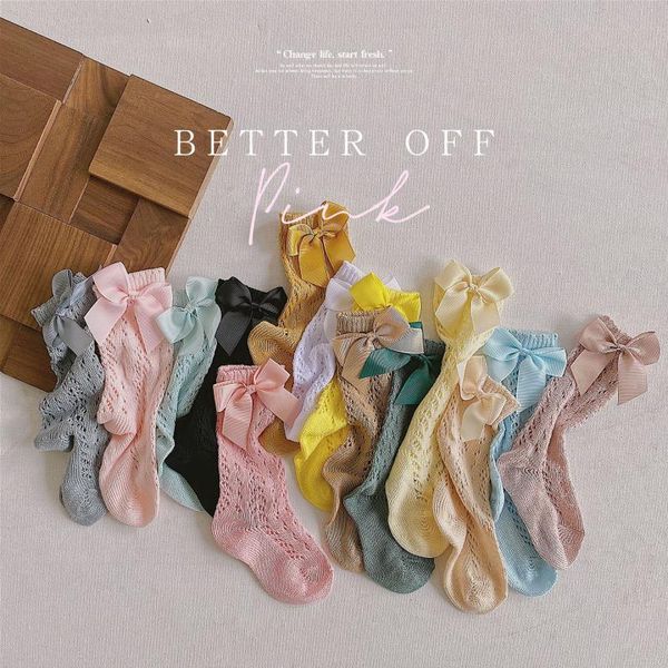 colors cute baby girls knee high socks bows cotton breathable soft children hollow out born infant long 1-12y, Pink;yellow
colors cute baby girls knee high socks bows cotton breathable soft children hollow out born infant long 1-12y, Pink;yellow