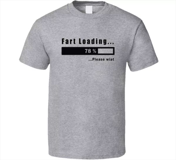 fart loading tee funny fart loading gift men's t-shirts new, White;black