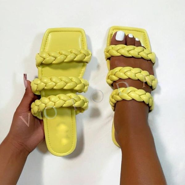 slippers summer women beach woman fashion flats slides lady weave sandals female brand flip flop girls outdoor shoes slip on, Black
slippers summer women beach woman fashion flats slides lady weave sandals female brand flip flop girls outdoor shoes slip on, Black