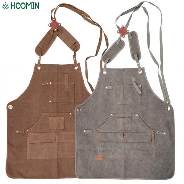 adjustable cross-back straps canvas apron with tool pockets heavy duty durable for woodworking painting craft cafe aprons
adjustable cross-back straps canvas apron with tool pockets heavy duty durable for woodworking painting craft cafe aprons