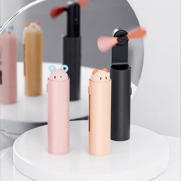 electric fans charging mini fan outdoor emergency power bank small and lovely girl portable