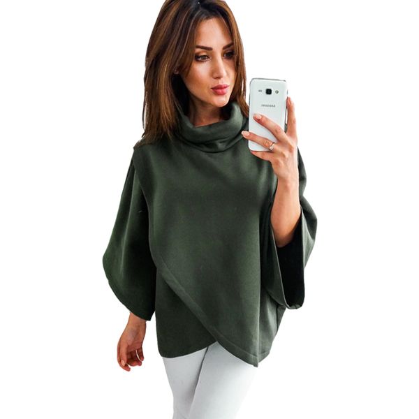women's hoodies & sweatshirts chic front cross irregular turtleneck sweatshirt women wholesale autumn winter three quarter flare sleeve, Black
women's hoodies & sweatshirts chic front cross irregular turtleneck sweatshirt women wholesale autumn winter three quarter flare sleeve, Black