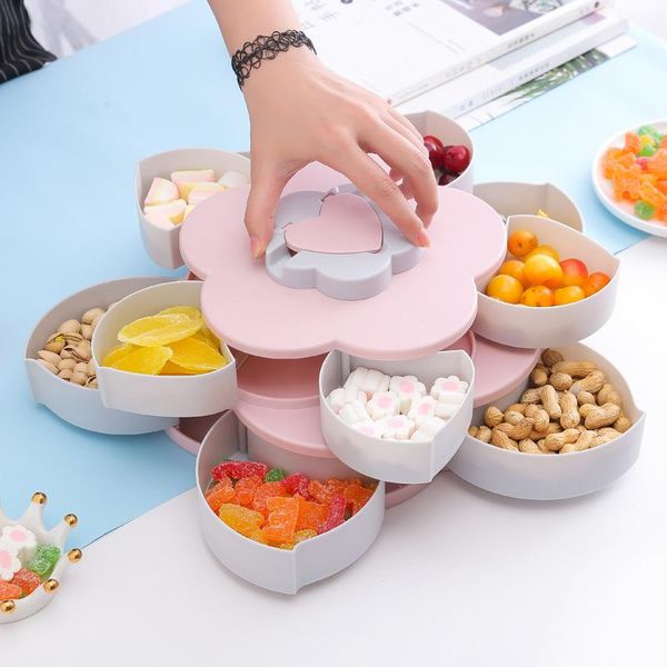 storage baskets double-layer rotating dried fruit tray candy deskbox home living room supplies with mobile phone holder
storage baskets double-layer rotating dried fruit tray candy deskbox home living room supplies with mobile phone holder