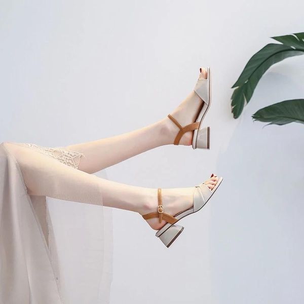 sandals summer women's word belt 2022 thick heel outdoor shoes high heels open toe rome, Black
sandals summer women's word belt 2022 thick heel outdoor shoes high heels open toe rome, Black