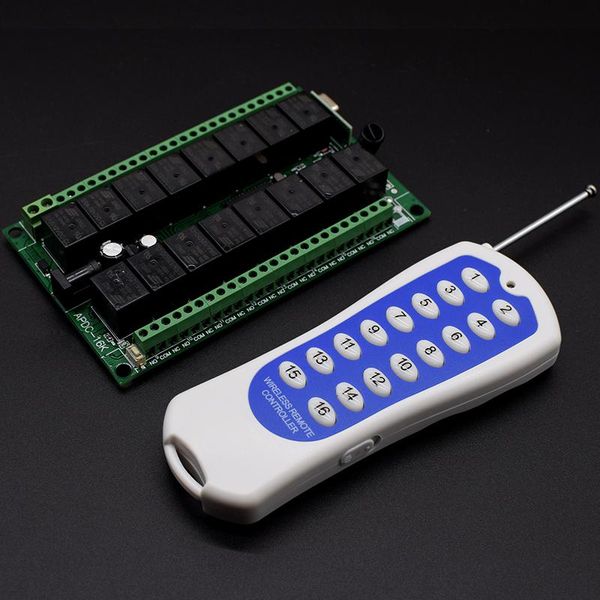 433mhz dc 24v 12v 16ch wireless remote controller switch transmitter and receiver controlers
433mhz dc 24v 12v 16ch wireless remote controller switch transmitter and receiver controlers