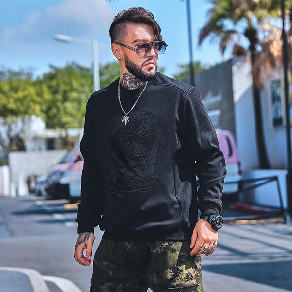 spring men long sleeve casual embossed sweatshirts loose pullover sweatshirt male streetwear hip hop oversized clothing men's hoodies &, Black
spring men long sleeve casual embossed sweatshirts loose pullover sweatshirt male streetwear hip hop oversized clothing men's hoodies &, Black