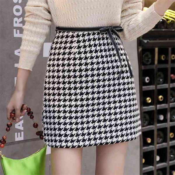 winter retro woolen high-waist all-match houndstooth bow slim slimming women's skirts casual mini 210520, Black
winter retro woolen high-waist all-match houndstooth bow slim slimming women's skirts casual mini 210520, Black