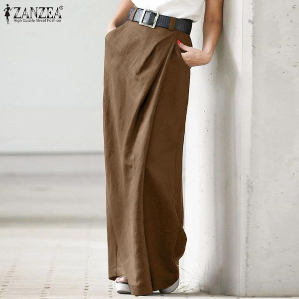 women's pants & capris plus size women wide leg zipper elegant trouser holiday office work casual long pantalon palazzo irregular cul, Black;white
women's pants & capris plus size women wide leg zipper elegant trouser holiday office work casual long pantalon palazzo irregular cul, Black;white
