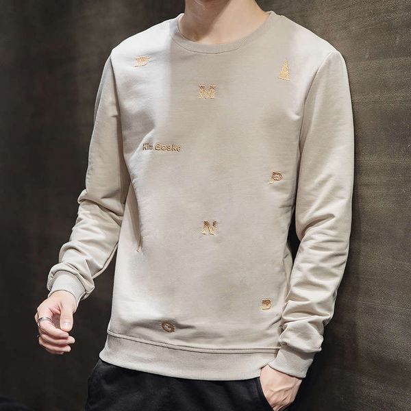 tracksuits thin sweater men's autumn round neck pullover sports casual loose fashion coat, Gray
tracksuits thin sweater men's autumn round neck pullover sports casual loose fashion coat, Gray