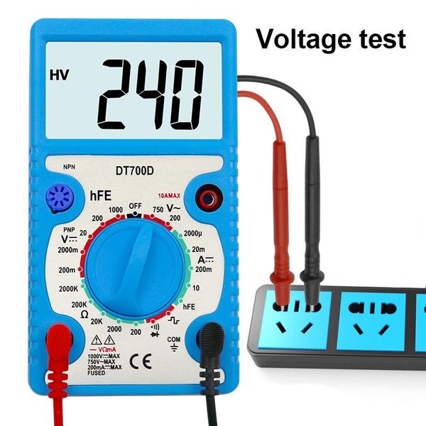 multimeters lcd digital multimeter portable dc ac voltage diode freguency multitester handheld volt tester test current ohmmeter dt700d
multimeters lcd digital multimeter portable dc ac voltage diode freguency multitester handheld volt tester test current ohmmeter dt700d