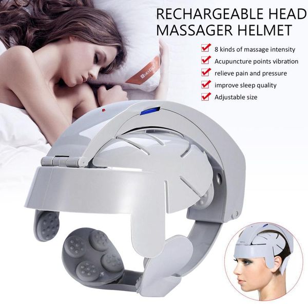 rechargeable head massager helmet scalp brain relax electric acupoint heater vibration stimulator for home office use massagers
rechargeable head massager helmet scalp brain relax electric acupoint heater vibration stimulator for home office use massagers