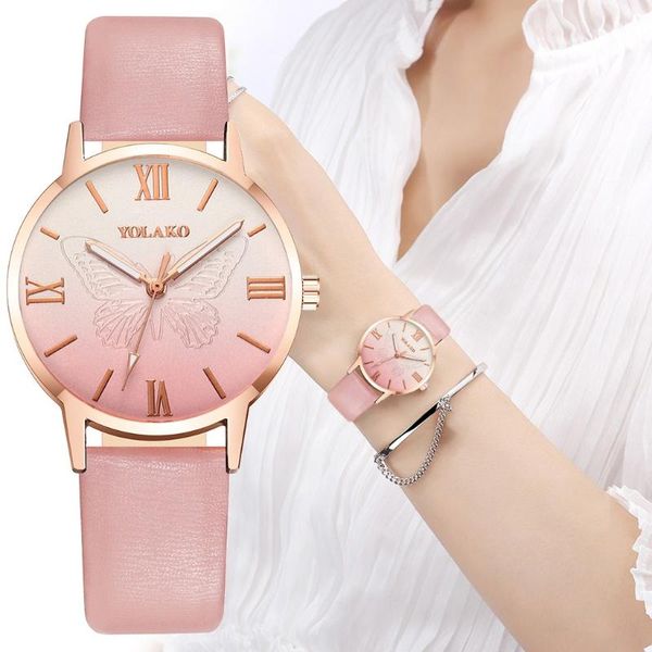 wristwatches yolako sleek girl watch women's gold frosted stainless leather belt wristwatch for ladies quartz saat *a, Slivery;brown
wristwatches yolako sleek girl watch women's gold frosted stainless leather belt wristwatch for ladies quartz saat *a, Slivery;brown
